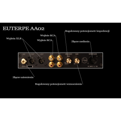 Euterpe AA02 – Przedwzmacniacz Gramofonowy MM/MC XLR